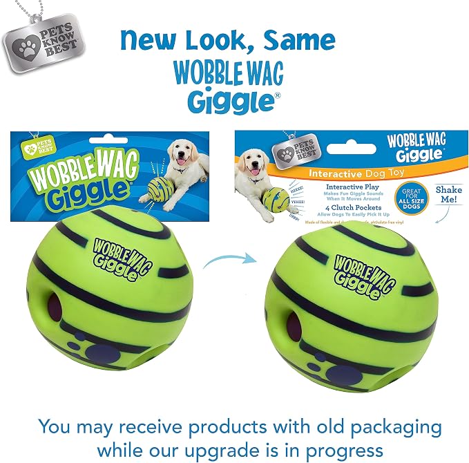 Wobble Wag Giggle Ball | Rolling Enrichment Toy - Image 9