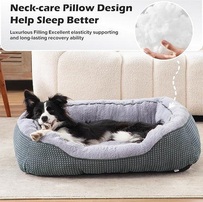 INVENHO Dog Bed Medium Size, Orthopedic Warming Soft Calming Sleeping Durable - Image 3