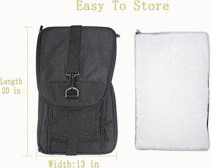 Soft Sided Carrier for Small Medium Cats Dogs, Removable Pad Collapsible Travel - Image 10