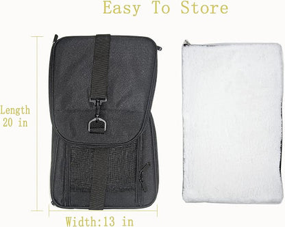 Soft Sided Carrier for Small Medium Cats Dogs, Removable Pad Collapsible Travel - Image 10