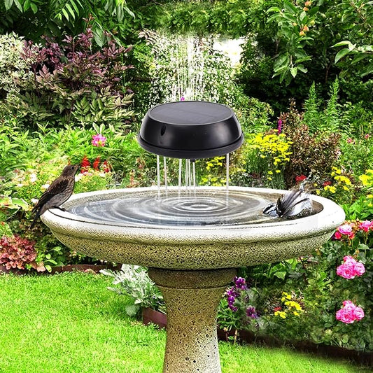 Bird Bath Solar Swing Device, Stainless Steel Bird Bath Bubble Device, Suitable - Image 2