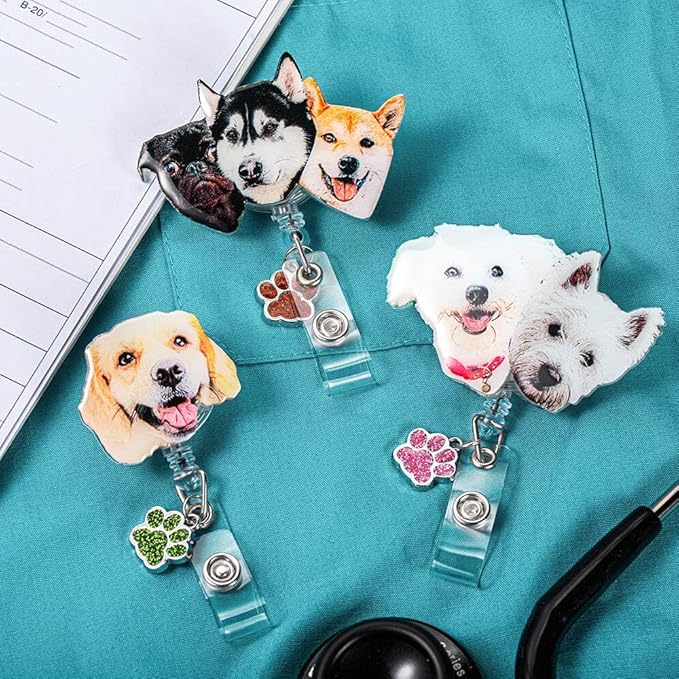 callie Personalized Pet Badge Reel - Image 4