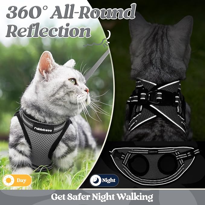 rabbitgoo Cat Harness and Leash Set - Image 8
