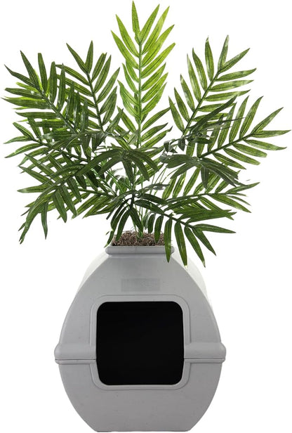 Good Pet Stuff Hidden Litter Box Planter, Decorative Cat Litter Enclosure - Image 3