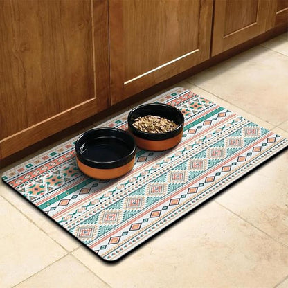 Pet Feeding Mat for Floors Waterproof Dog Mat for Food and Water Absorbent - Image 8