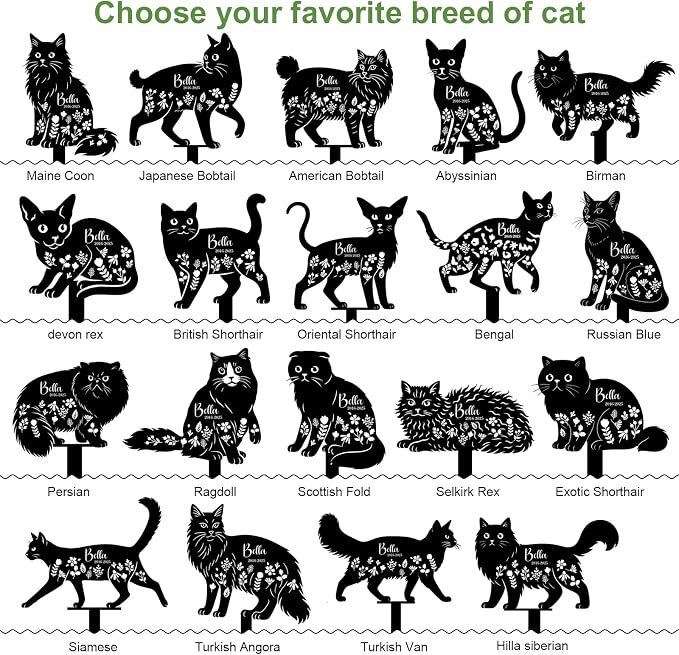 Custom Cat Grave Markers Outdoor - Image 2