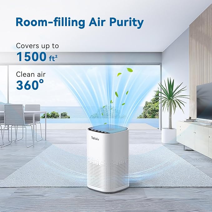 Tailulu Official AP100 Air Purifier Replacement Filter, 3-in-1 Air Purifier - Image 5