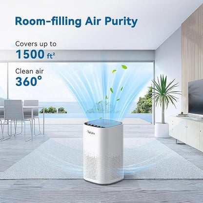Tailulu Official AP100 Air Purifier Replacement Filter, 3-in-1 Air Purifier - Image 5