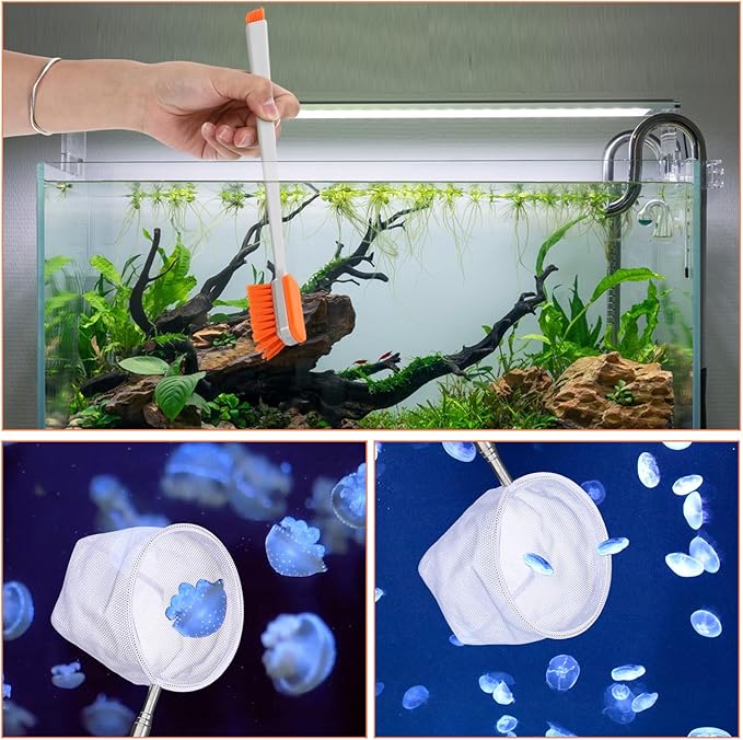 2 Pcs Small Fish Tank Cleaner Brush - Image 6