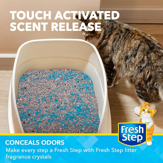 Fresh Step Cat Litter Crystals Deodorizer, Non Toxic Odor Neutralizing Crystals - Image 3