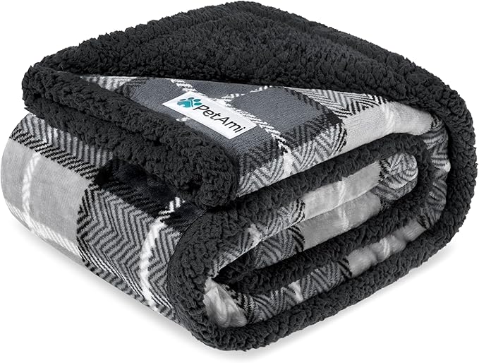 PetAmi Waterproof Dog Blanket for Medium Large Dog Puppy Cat Throw for Couch by PetAmi