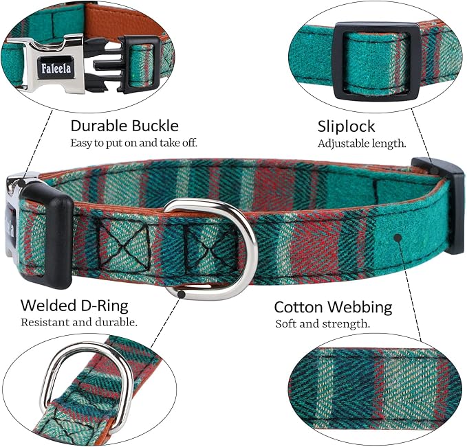 Faleela Cute Soft Girl Christmas Dog Collar - Image 2