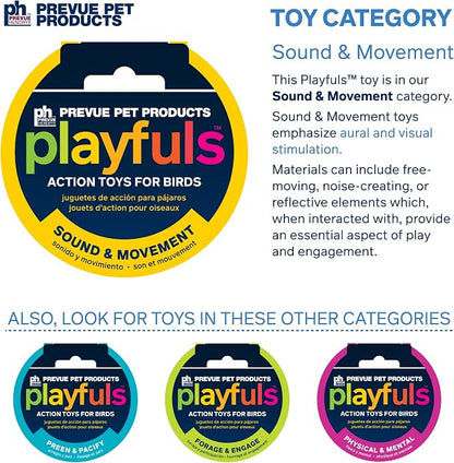 Prevue Pet Products Sound & Movement Mr. Mustache Bird Toy 62614 - Image 5