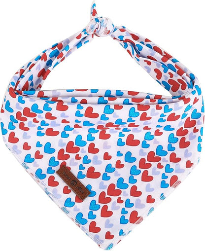 lionet paws Valentines Dog Bandana by lionetpaws