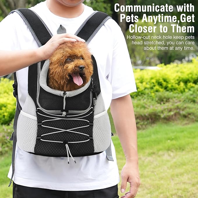 Pawaboo Pet Dog Carrier Backpack, Puppy Dog Travel Front Carrier - Image 4