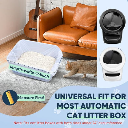 160 Count Cat Litter Box Liners Compatible - Image 3