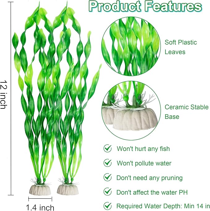 MyLifeUNIT Artificial Seaweed Water Plants - Image 2