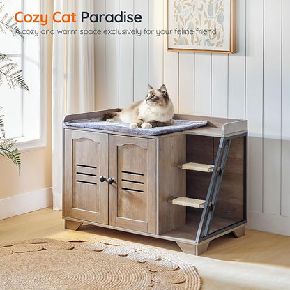 HOOBRO Cat Litter Box Enclosure - Image 4
