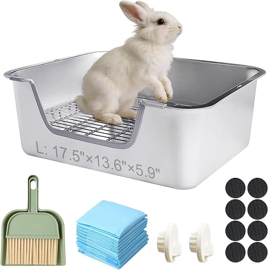 Stainless Steel Sifting Litter Box by Sorstrem