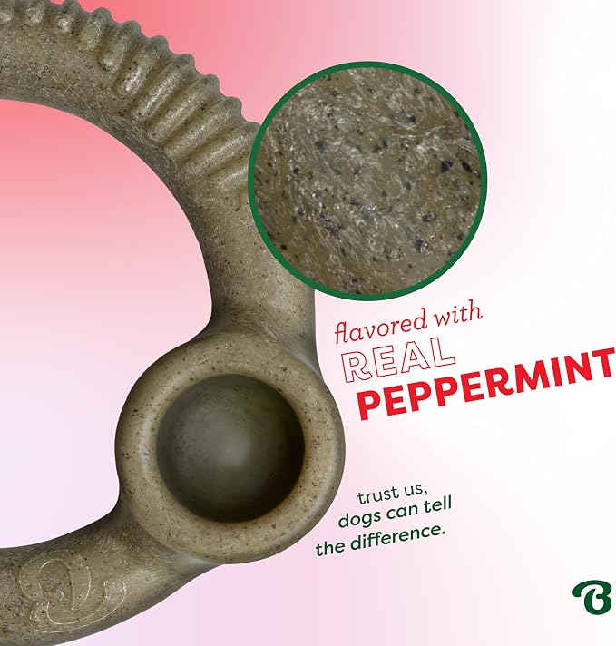 Benebone Peppermint Ring – Limited Edition Holiday Flavor, Durable Chew Toy - Image 3