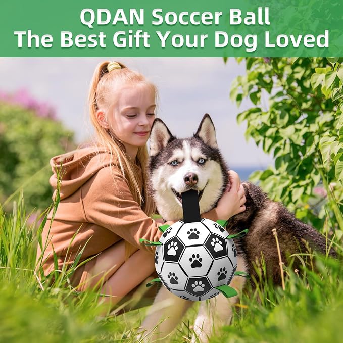 QDAN Dog Toys Extra Large Soccer Ball - Image 3