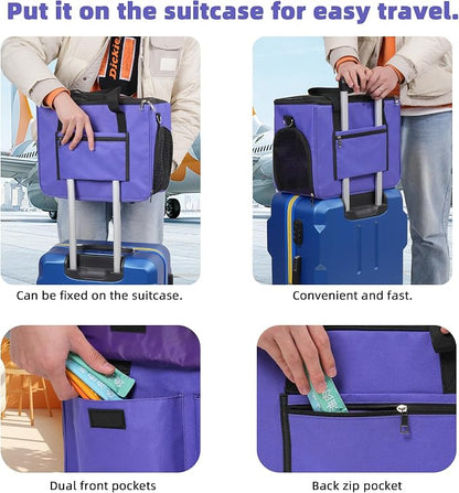 Cat & Dog Carrier for Pets Up to 15 Lbs, Airline Approved Soft-Sided - Image 6
