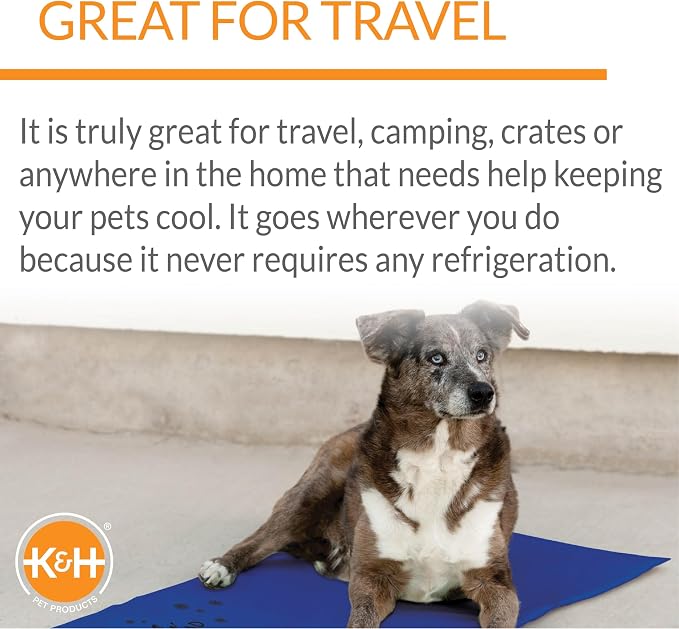 K&H Pet Products Coolin' Pet Pad Dog Mat, Portable Dog Cooling Mat - Image 5