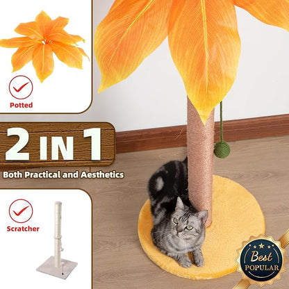 Scratching Post 33 inch Tall for Indoor Cats - Image 4