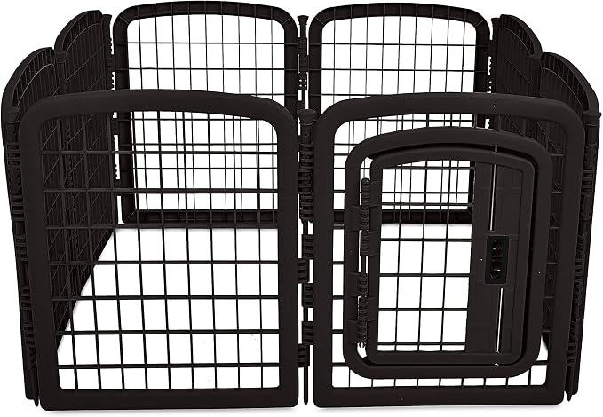 Amazon Basics 8-Panel Octagonal Plastic Pet Pen Fence Enclosure - Image 3