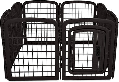 Amazon Basics 8-Panel Octagonal Plastic Pet Pen Fence Enclosure - Image 3