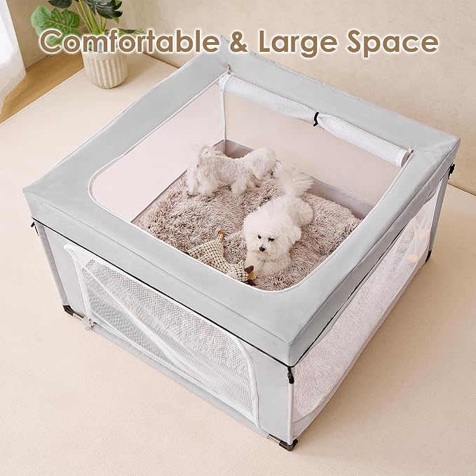 EHEYCIGA 42x42x26 Inches Puppy Playpen - Image 6