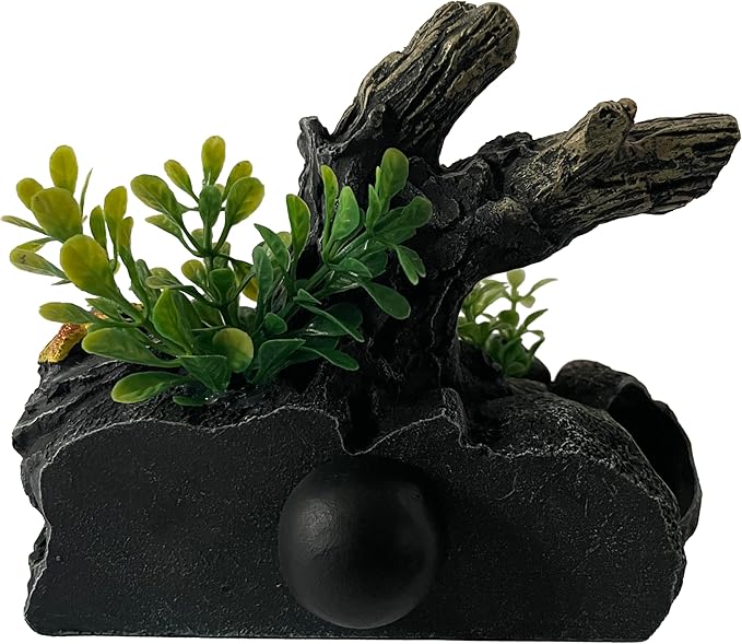 Aquarium Decor Magnetic Driftwood Outcropping Ornament –Wall-Mounted Fish Tank - Image 5