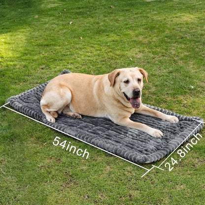 Non-Slip Dog Bed Mat for Car, Fuzzy Backseat Pet Mat, Travel Pet-Friendly Seat - Image 4