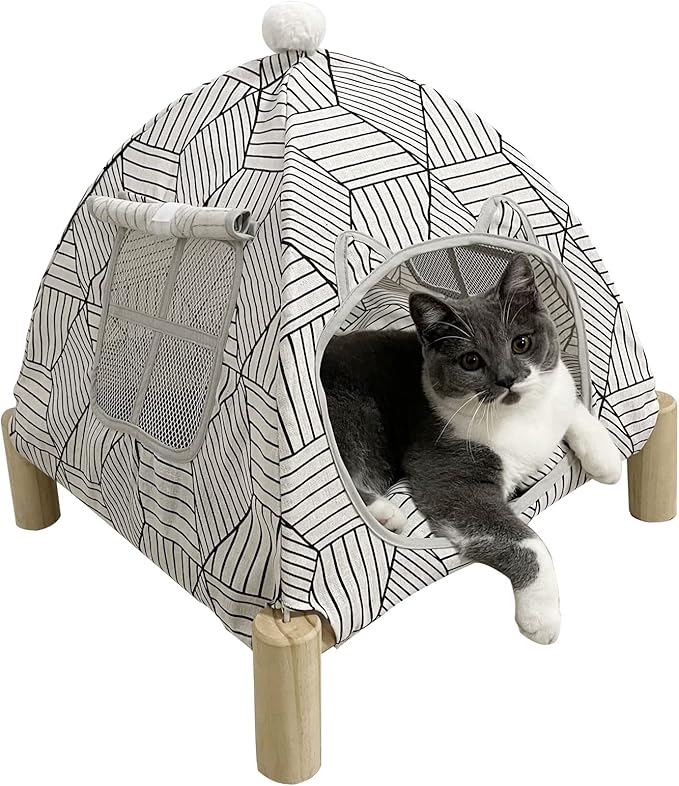 Pozico 2-in-1 Cat Bed Tent by Pozico