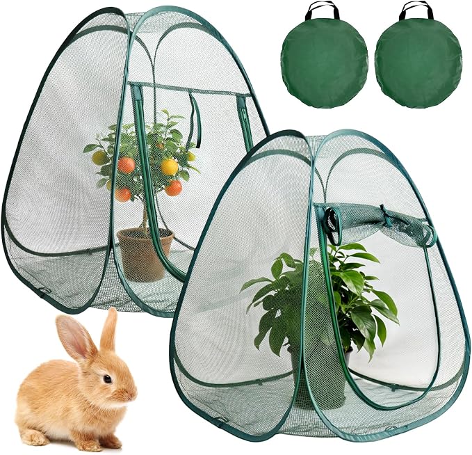 2PCS Mesh Plant Protector Tent from Animals by Huiraas