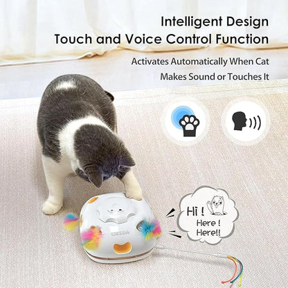 ORSDA Cat Toys for Indoor Cats, 4 in 1 Interactive Automatic Kitten Toys Hide - Image 5