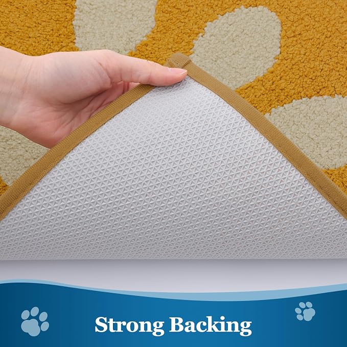 Buganda Dog Door Mat for Muddy Paws, Absorbent Dirt Trapper Washable Indoor - Image 5