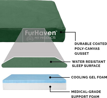 Furhaven Water-Resistant Cooling Gel Dog Bed - Image 4