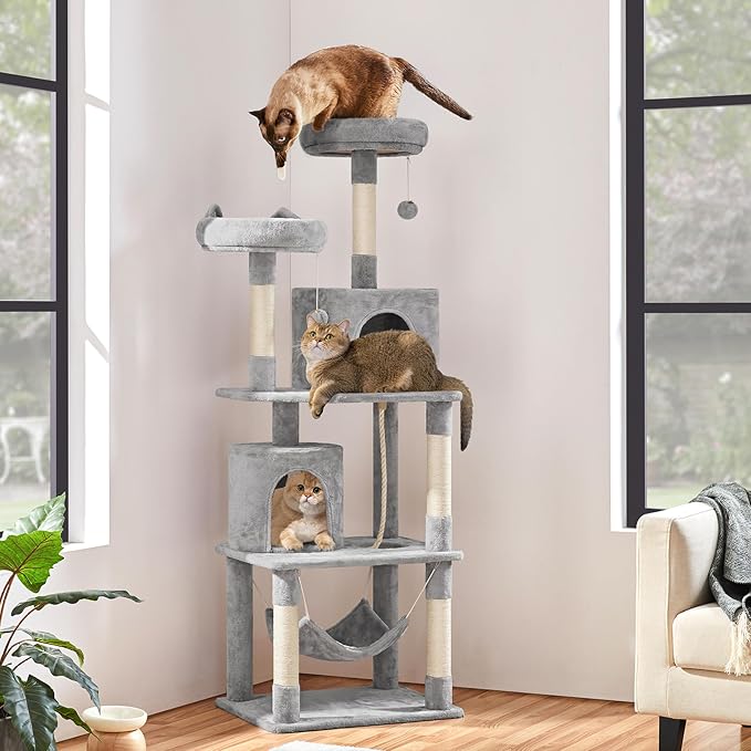 Topeakmart Cat Tower for Indoor Cats, Cat Activity Center - Image 3