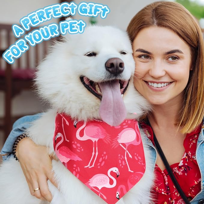 100 Pcs Dog Bandanas Bulk Hawaiian Dog Bandanas Summer 3 Sizes Washable - Image 6