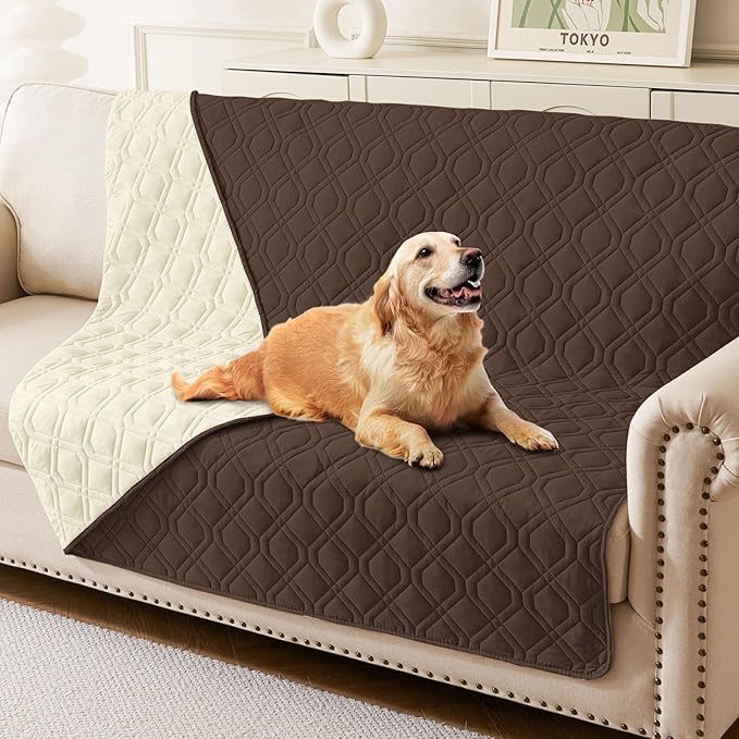 hyha Waterproof Dog Bed Blanket, Soft Pet Blankets, Waterproof Couch Cover by hyha