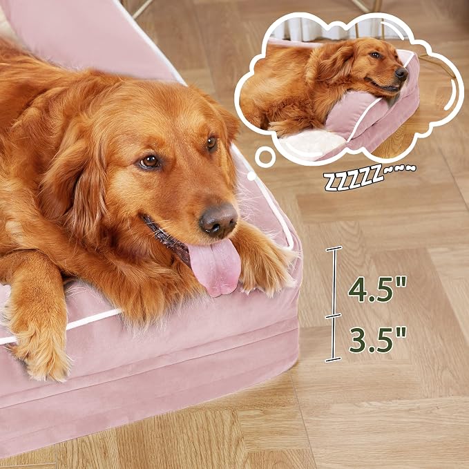 Orthopedic Dog Beds for Large Sized Dogs, Waterproof Egg Crate Foam Large Dog - Image 7