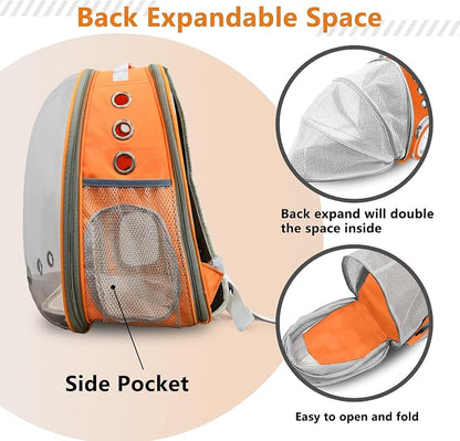 Cat Backpack Carrier Back Expandable Bubble Pet Carrier Backpack - Image 3