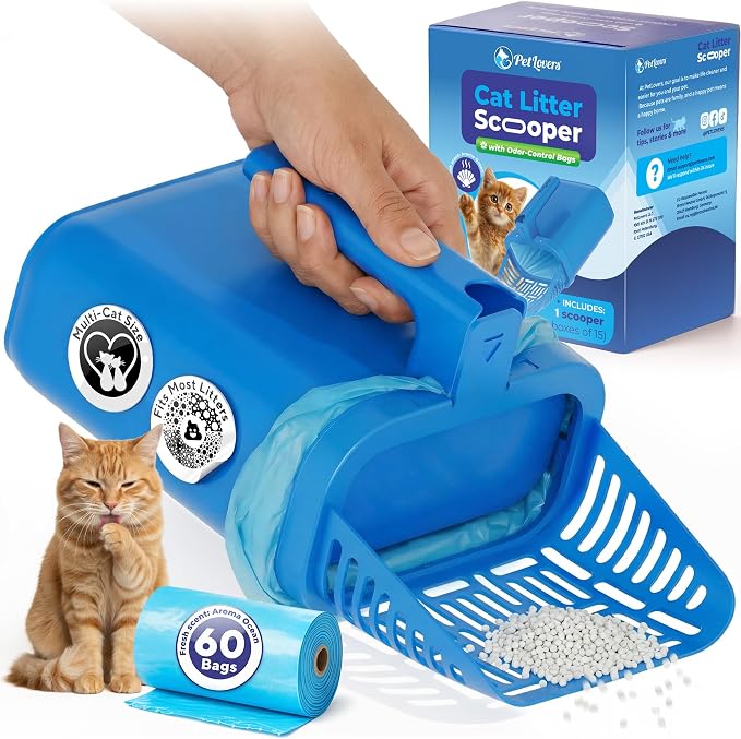 PetLovers Cat Litter Scoop – Durable Litter Scooper by PetLovers