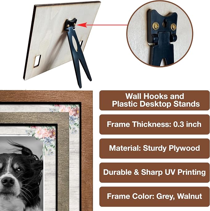 Customized Pet Keepsake Frame Dead Pet Xmas Memorial Dog Remembrance Frame - Image 5