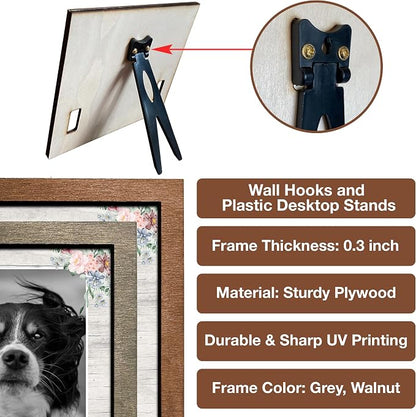 Customized Pet Keepsake Frame Dead Pet Xmas Memorial Dog Remembrance Frame - Image 5
