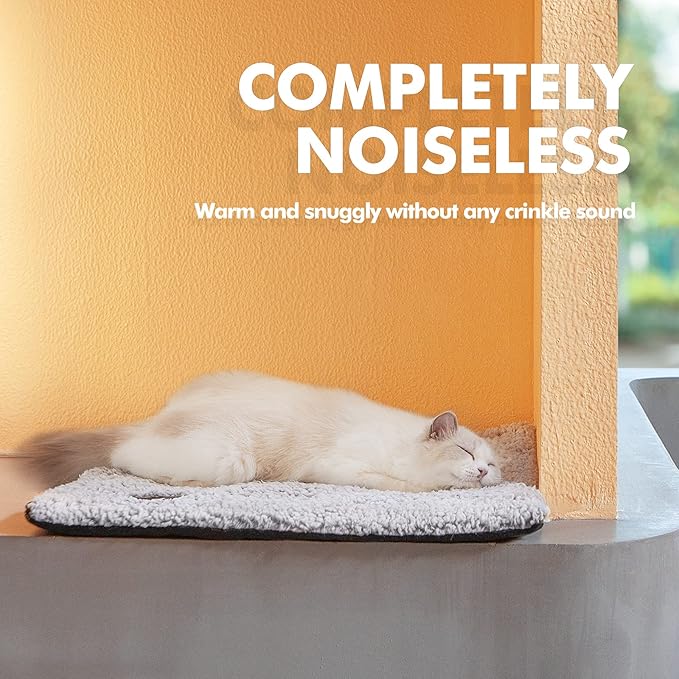 Self Warming Cat Bed Self Heating Cat Dog Mat 29.1 x 18.9 inch Extra Warm - Image 2