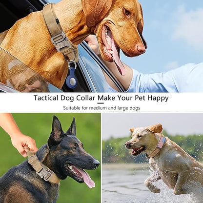DAGANXI Tactical Dog Collar, Adjustable Military Training Nylon Dog Collar - Image 6