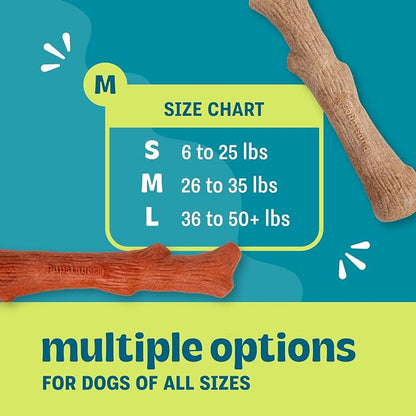 Outward Hound Pupstages Dogwood Mesquite Dog Chew Toy – Real-Wood Blend - Image 5