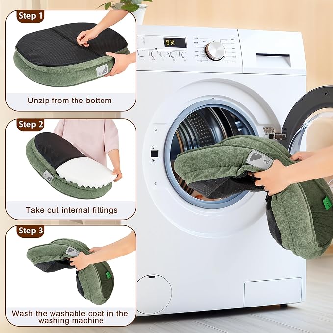 Orthopedic Dog Bed for Medium Dog, Washable - Image 7